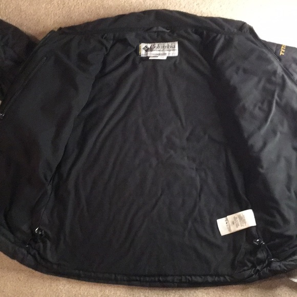 Columbia Titanium M Black Coat GUC - Picture 6 of 11
